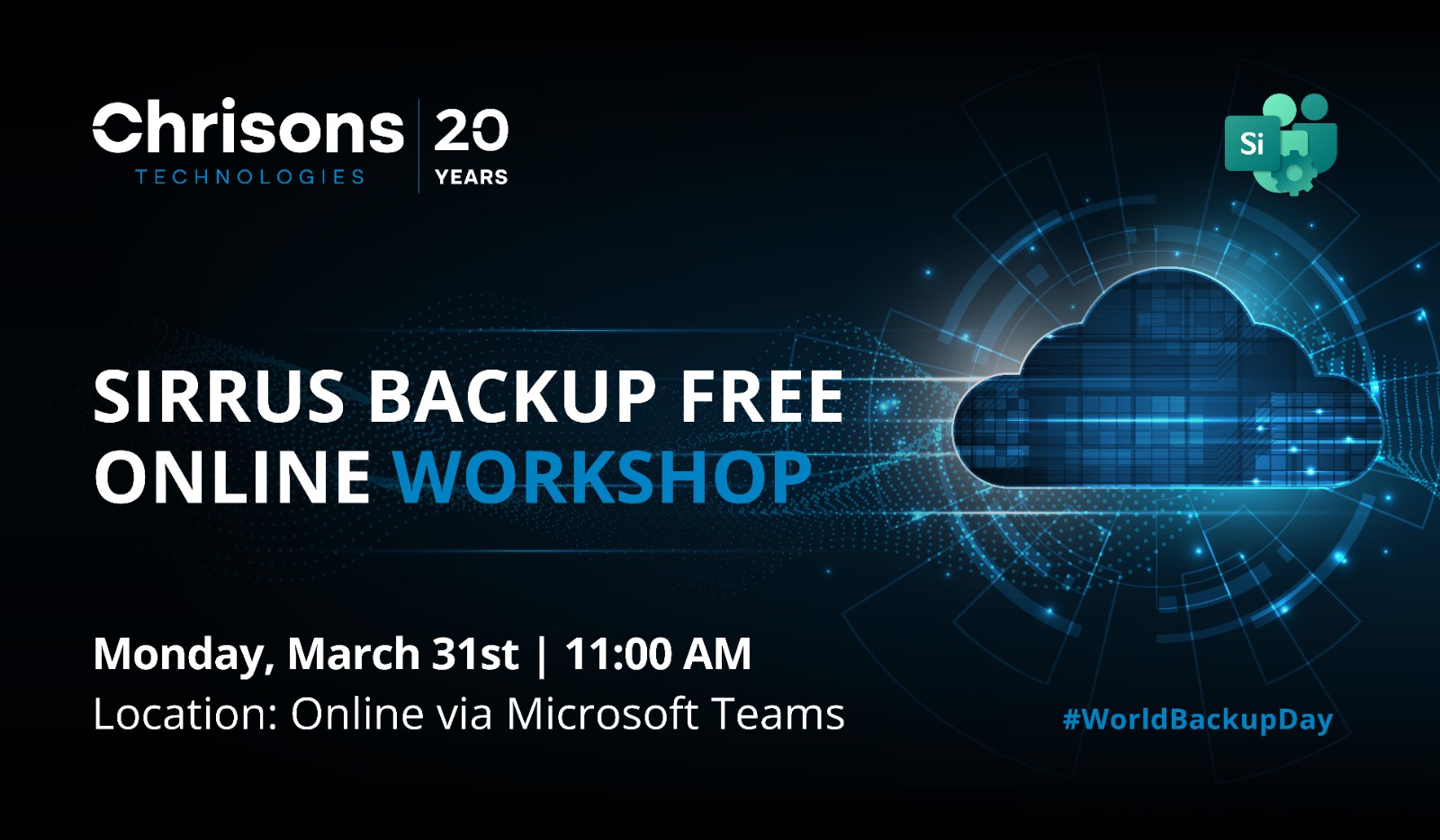 Cloud Backup Workshop banner