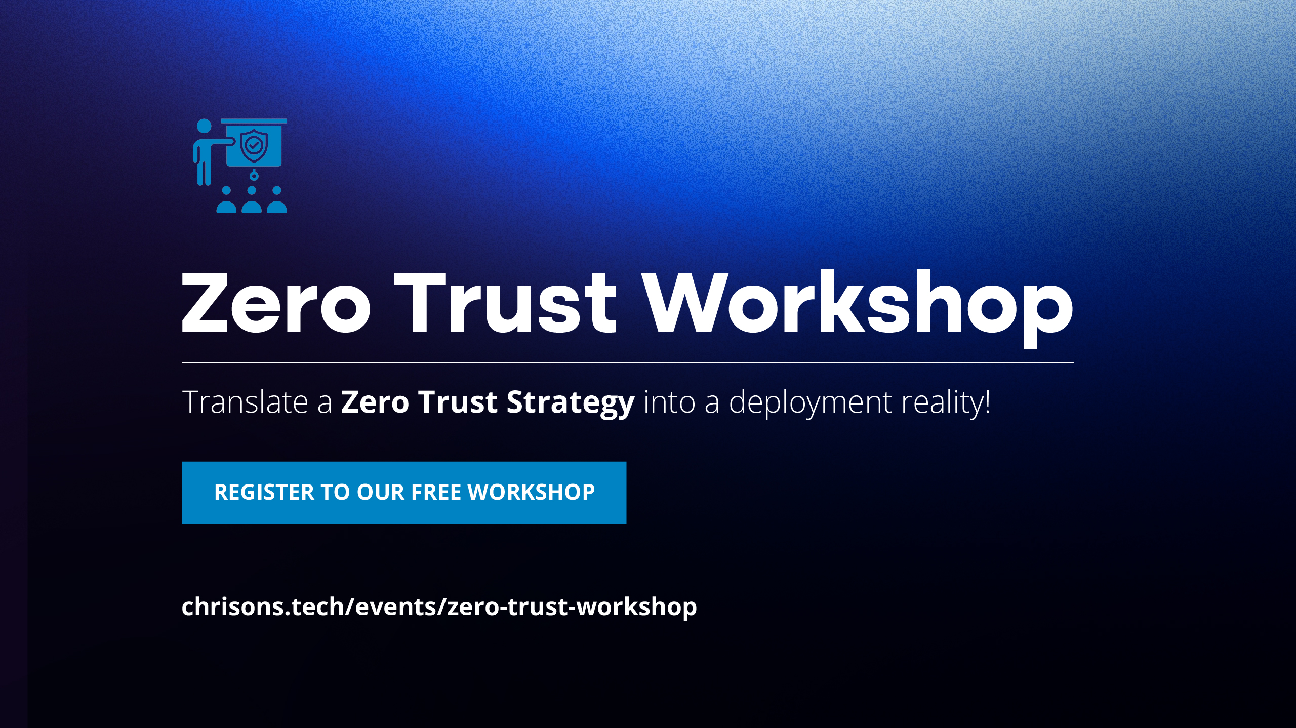 Zero Trust Workshop banner